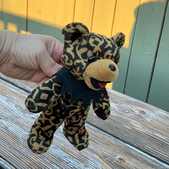 VINTAGE 2000 Grateful Dead “Dark Hollow” Bean Bear Collectible - Picture 2 of 7
